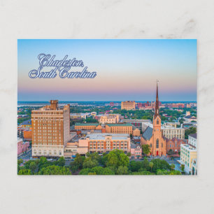 Charleston, South Carolina Downtown Uitzicht Briefkaart