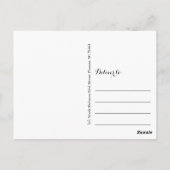 Charleston South Carolina Faux Gold Briefkaart (Achterkant)