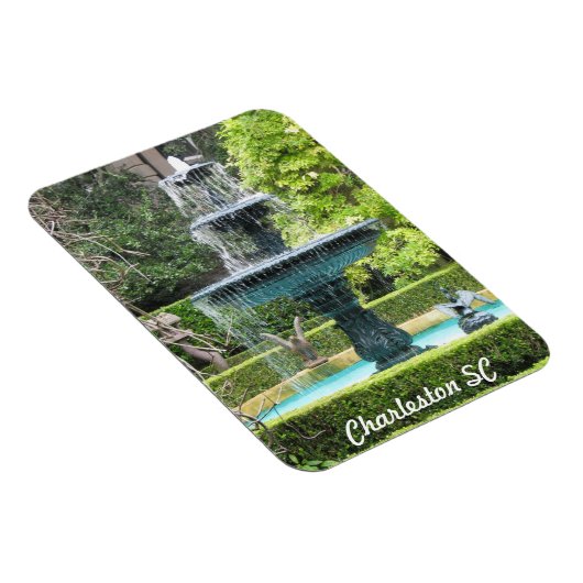 Charleston South Carolina Garden Fonteinmagneet Magneet (Rechterzijde)