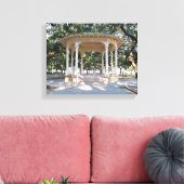 Charleston South Carolina, Gazebo, Battery Canvas Afdruk (Insitu (Woonkamer))