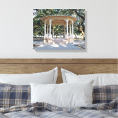 Charleston South Carolina, Gazebo, Battery Canvas Afdruk (Insitu (Slaapkamer))