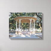 Charleston South Carolina, Gazebo, Battery Canvas Afdruk (Voorkant)