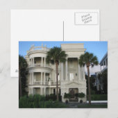 Charleston South Carolina Historic Home Briefkaart (Voorkant / Achterkant)