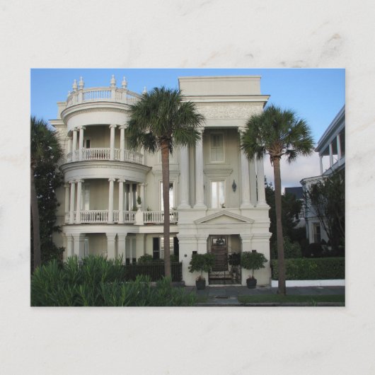 Charleston South Carolina Historic Home Briefkaart (Voorkant)
