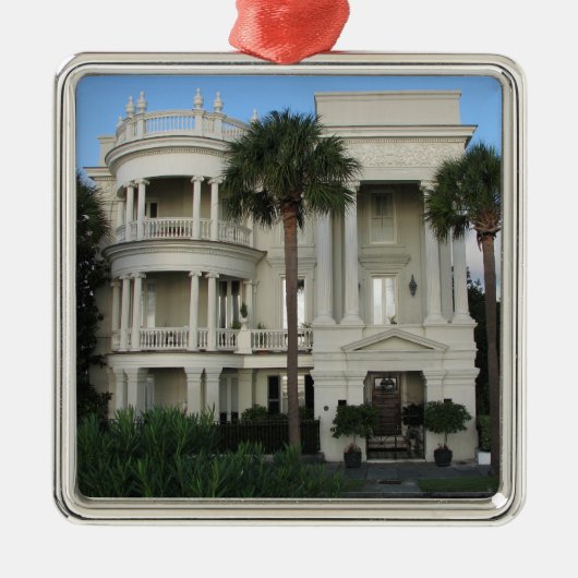 Charleston South Carolina Historic Home Ornament (Voorkant)