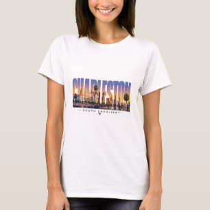 Charleston South Carolina Historische Straat Reize T-shirt