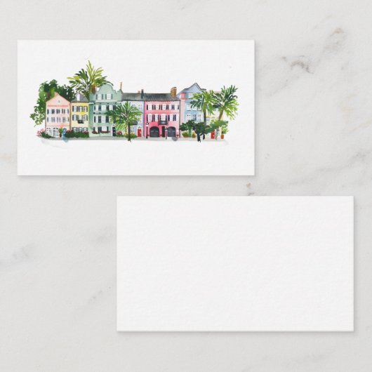 Charleston South Carolina Informatiekaartje (Voorkant / Achterkant)