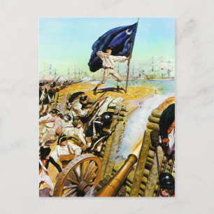 Charleston, South Carolina, juni 1776 Briefkaart