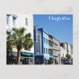 Charleston South Carolina King Street Travel Foto Briefkaart
