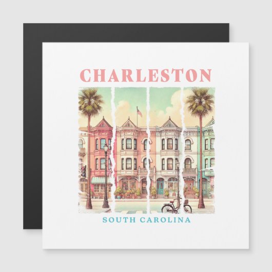 Charleston, South Carolina -  Koningsstraat (Voorkant / Achterkant)