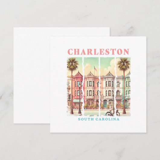 Charleston, South Carolina -  Koningsstraat (Voorkant / Achterkant)