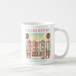 Charleston, South Carolina - Koningsstraat Koffiemok