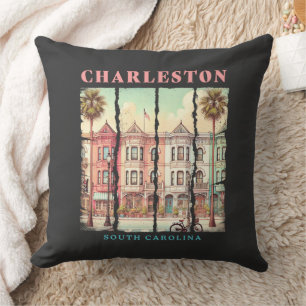Charleston, South Carolina - Koningsstraat Kussen