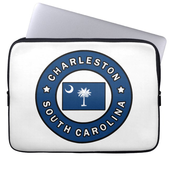 Charleston South Carolina Laptop Sleeve (Voorkant)