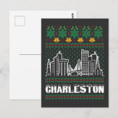 Charleston South Carolina Lelijke Kerstmis Briefkaart (Voorkant / Achterkant)