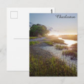 Charleston South Carolina Low Country Sunset Foto Briefkaart (Voorkant / Achterkant)