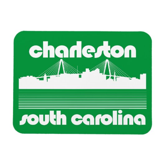 Charleston, South Carolina Magneet (Horizontaal)