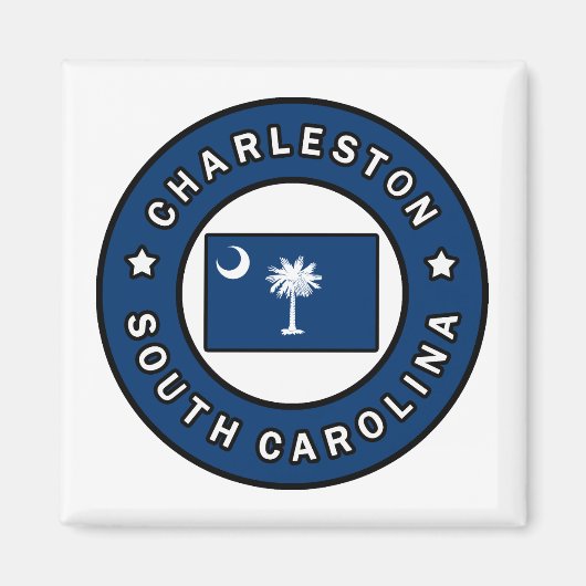 Charleston South Carolina Magneet (Voorkant)
