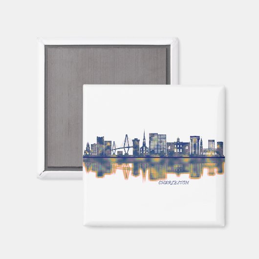 Charleston South Carolina Magneet (Voorkant / Achterkant)