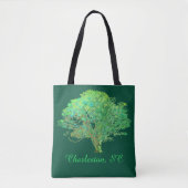 Charleston, South Carolina Majestic Live Oak Tree Tote Bag (Voorkant)