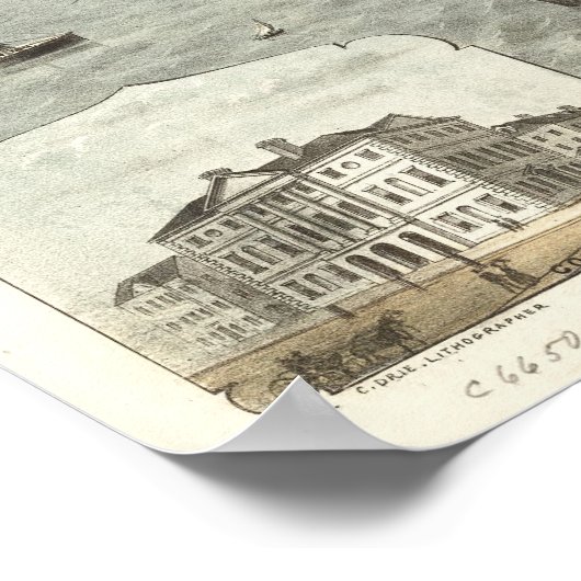 Charleston, South Carolina  Map Poster (Hoek)