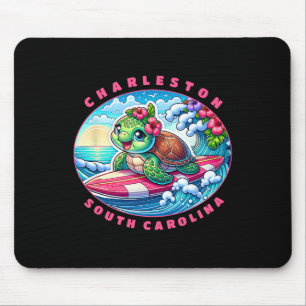 Charleston South Carolina Meisjes Schattig Surfen Muismat