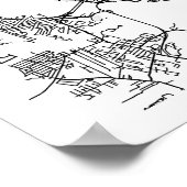 Charleston South Carolina Minimal Modern Street Poster (Hoek)