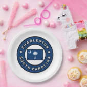 Charleston South Carolina Papieren Bordje (Feest)