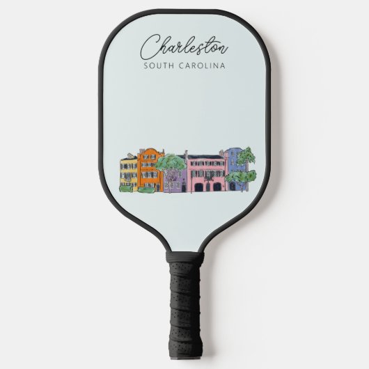 Charleston South Carolina Pickleball Paddle (Voorkant)