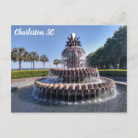 Charleston South Carolina Pineapple Fountain