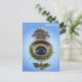 Charleston South Carolina Pineapple Fountain Briefkaart (Staand voorkant)