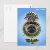 Charleston South Carolina Pineapple Fountain Briefkaart (Voorkant / Achterkant)