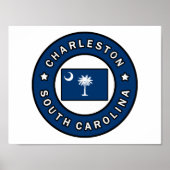 Charleston South Carolina Poster (Voorkant)