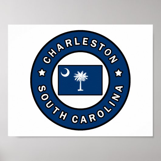 Charleston South Carolina Poster (Voorkant)