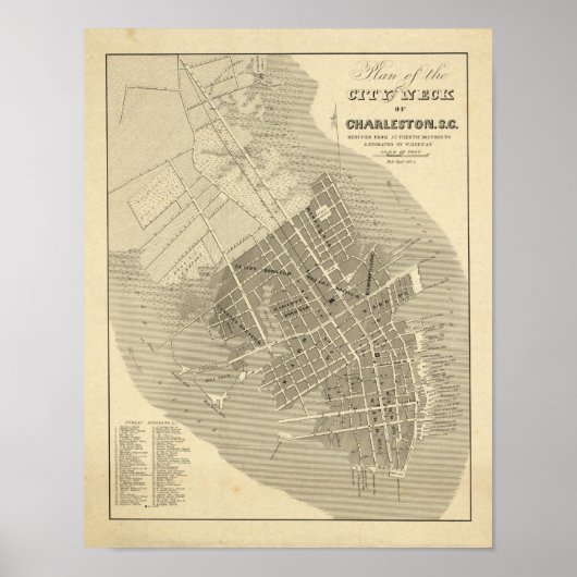 Charleston, South Carolina Poster (Voorkant)