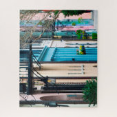 Charleston South Carolina Rainbow Row Houses Legpuzzel (Verticaal)