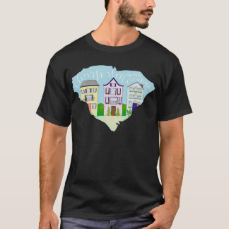 Charleston, South Carolina Rainbow Row T-shirt