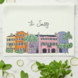 Charleston, South Carolina Rainbow Row Theedoek<br><div class="desc">Verbeter uw keukeninrichting met de levendige kleuren en iconische charme van Charleston, South Carolina's Rainbow Row. Dit is waarom onze Rainbow Row keukenhanddoek een must-have is: Charleston's Gem: Rainbow Row is een van de meest herkenbare en geliefde bezienswaardigheden van Charleston, bekend om zijn rij pastelkleurige historische huizen. Onze keukenhanddoek legt...</div>