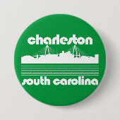 Charleston, South Carolina Ronde Button 7,6 Cm (Voorkant)