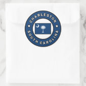 Charleston South Carolina Ronde Sticker (Tas)