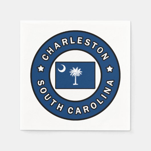 Charleston South Carolina Servet (Voorkant)