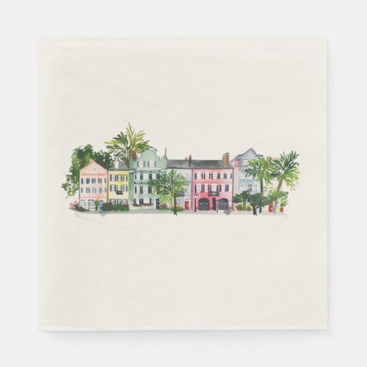 Charleston South Carolina Servet (Voorkant)