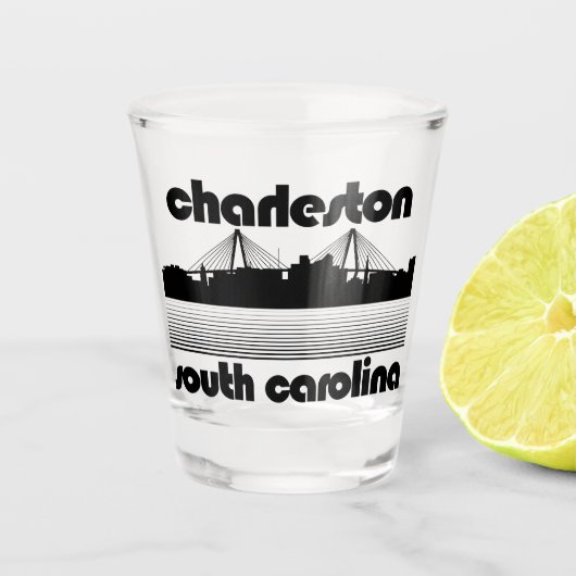 Charleston, South Carolina Shot Glas (Voorkant)