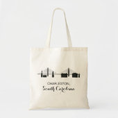Charleston South Carolina Skyline Canvas tas (Voorkant)