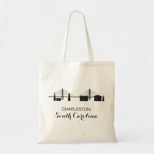 Charleston South Carolina Skyline Canvas tas (Voorkant)