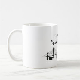 Charleston South Carolina Skyline Coffee Mok