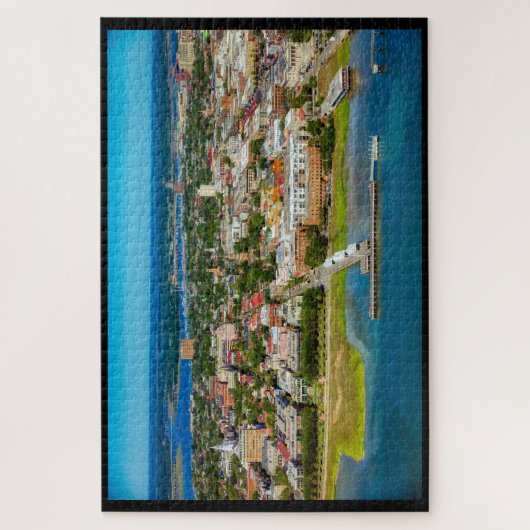 Charleston, South Carolina Skyline Jigzaag Puzzle Legpuzzel (Verticaal)