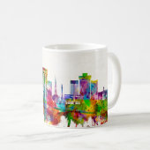 Charleston South Carolina Skyline Koffiemok (Voorkant rechts)