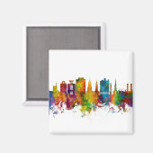 Charleston South Carolina Skyline Magneet (Voorkant / Achterkant)