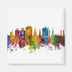 Charleston South Carolina Skyline Magneet